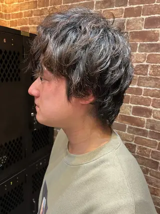 ショート カラー パーマ ヘアアレンジ メンズ キッズ ネイル マツエク・マツパ アイブロウ 久木原 ゆりのヘアスタイル