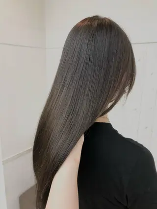ロング カラー ヘアアレンジ JURI🤎 ワンカールレイヤーのヘアスタイル