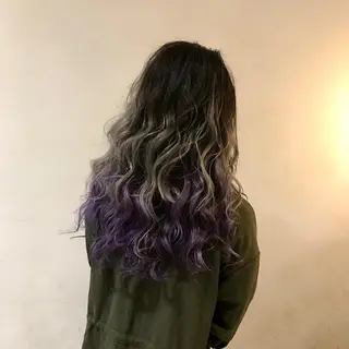 セミロング 福原 優介のヘアスタイル