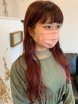 ロング カラー m ā l o.🌷 サカモトマイコのヘアスタイル