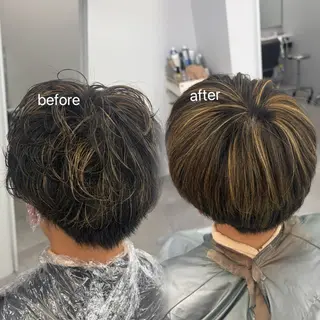 パーマ メンズ 🎀miyu🎀 カラー/縮毛矯正のヘアスタイル
