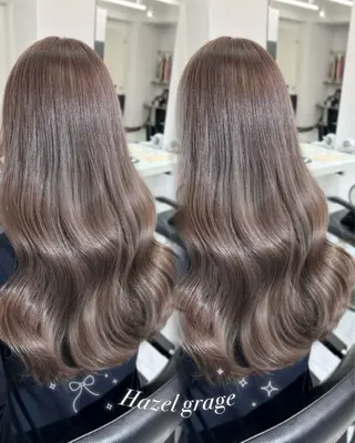 ロング カラー 盛れる顔まわり🤍 渋谷/Risa🎀のヘアスタイル