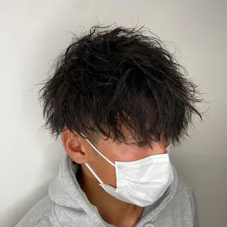ショート パーマ メンズ aDALil ATSUYAのヘアスタイル