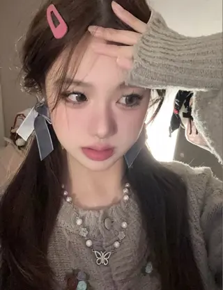 ロング 🤍韓国艶ワンホン ヘアMayu🤍のヘアスタイル