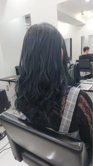 セミロング 縮毛矯正の達人 ☆ 松本のヘアスタイル