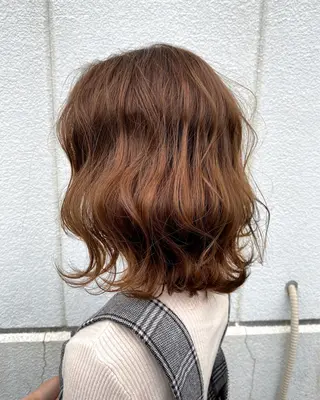 ミディアム カラー 岡崎 浩大のヘアスタイル