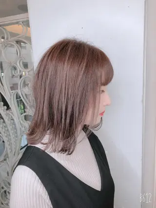 ミディアム カラー デザインカラー🎨 下北沢 / 磯部のヘアスタイル