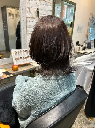 ミディアム 佐藤 良祐のヘアスタイル