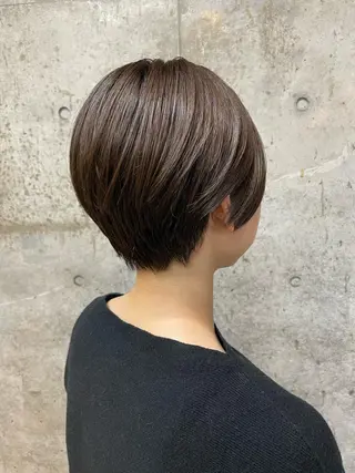 ショート カラー 前髪似合わせ | yukaのヘアスタイル