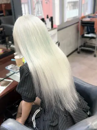 ロング カラー ハイトーンエクステ 🎩カズキ🎩のヘアスタイル
