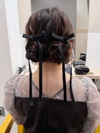 ヘアアレンジ 🎀透明感 カラーHiROEのヘアスタイル