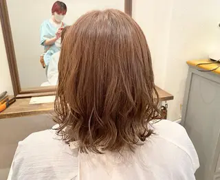 ミディアム カラー 🌈🌸あおき みちる🌟💗のヘアスタイル