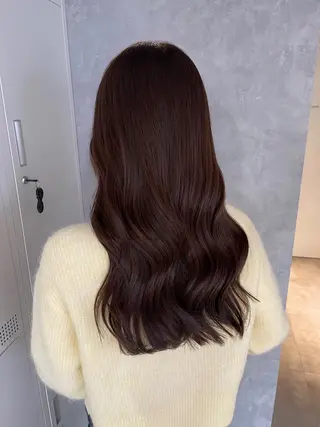 ロング かめい りなのヘアスタイル