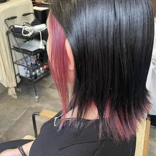 ミディアム カラー 吉村 夏椰のヘアスタイル