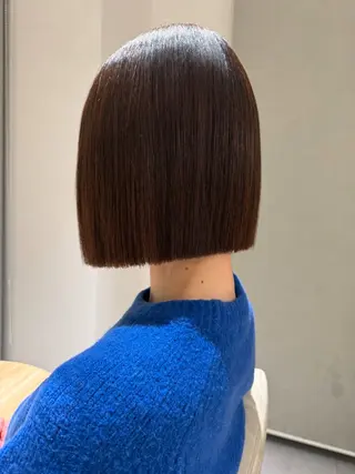 ショート 透明感カラー/ボブ 高野菜瑠のヘアスタイル