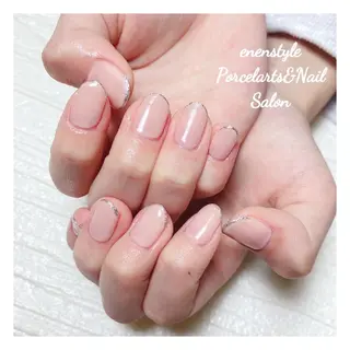 ミディアム ネイル 🐾enen style 🐾のネイルデザイン