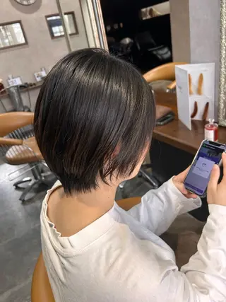 ショート enx天王町店 伊藤 愛央のヘアスタイル
