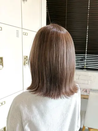 セミロング KAE🍓艶カラー /韓国風のヘアスタイル