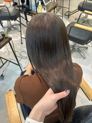 カラー 暖色ෆ‪透明感カラー 🩷cocoriのヘアスタイル