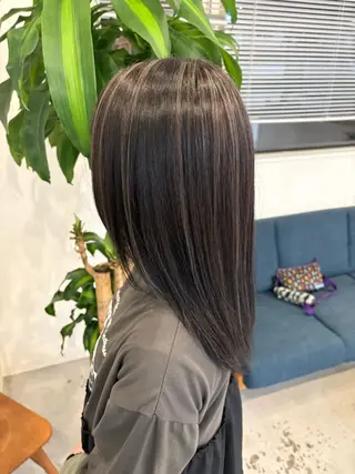 セミロング 渡辺 樹花のヘアスタイル
