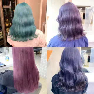 ロング カラー ヘアアレンジ 🩵 JURI🩵のヘアスタイル