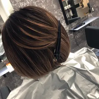 ショート カラー ヘアアレンジ アンドウ ユウ/ レイヤーカット/韓国のヘアスタイル