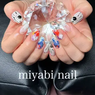 ネイル miyabi nail 桂川駅近くのネイルデザイン