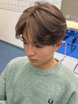 ショート カラー メンズ メンズブリーチ カラーhirokoのヘアスタイル