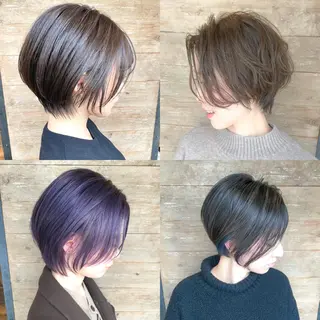 ショート カラー 中田 敏明のヘアスタイル