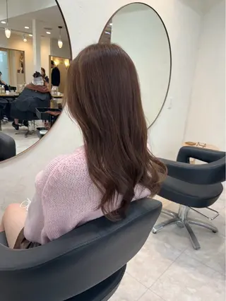 ロング カラー 【透け感カラー】 沖田航祐のヘアスタイル