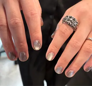 メンズ ネイル WHITE NAIL kayokoのネイルデザイン