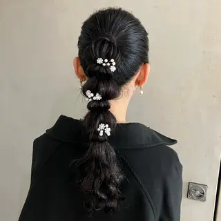 セミロング 清村 和音のヘアスタイル