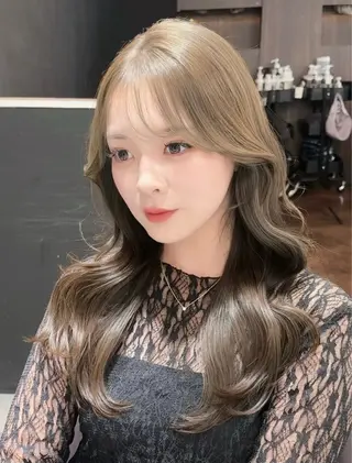 セミロング あい❤︎ /韓国巻き/レイヤーのヘアスタイル