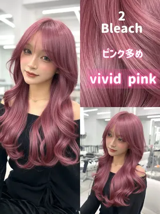 ロング カラー 透明感カラー✨🩵 韓国ヘアkanatoのヘアスタイル
