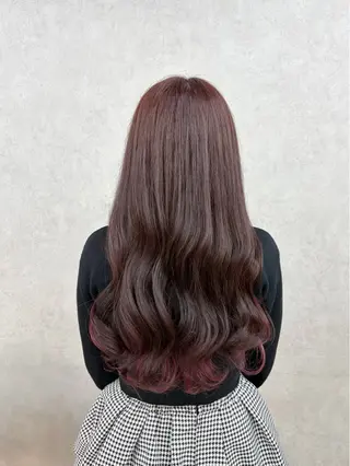 ロング カラー 倉澤 愛理のヘアスタイル