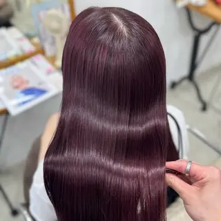 ロング カラー 田島拓海 ボブカットのヘアスタイル