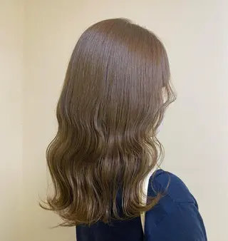 セミロング カラー マンツーマンサロン 🤍Tanakaのヘアスタイル