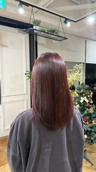 ミディアム カラー 透明感カラー 【yate'】rinのヘアスタイル