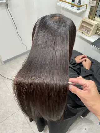 ロング 癖解消✨️シルク 矯正💎DAIKIのヘアスタイル