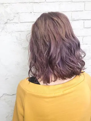 ミディアム カラー welring hair salonのヘアスタイル