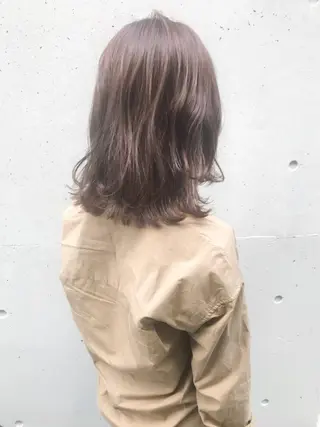 ミディアム カラー miu. ボブ/半個室サロンのヘアスタイル