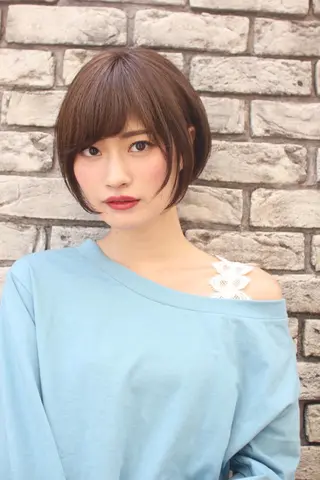 ショート カラー 羽田 ひろむのヘアスタイル