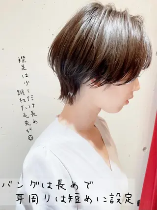 ショート カラー 大人女性ショート専門 tomodaのヘアスタイル
