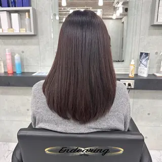 セミロング Endearing 銀座/レイヤーカットのヘアスタイル