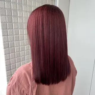 カラー 銀座:似合わせカラー オリーブ🫒アレンジのヘアスタイル