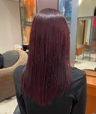 ミディアム カラー 前田 彩良のヘアスタイル