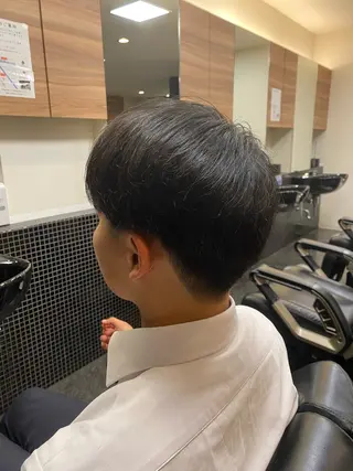 ショート メンズ メンズパーマモデル 大募集中のヘアスタイル