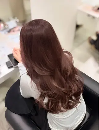 ロング カラー グレージュ/ベージュ /経堂/sana🌱のヘアスタイル