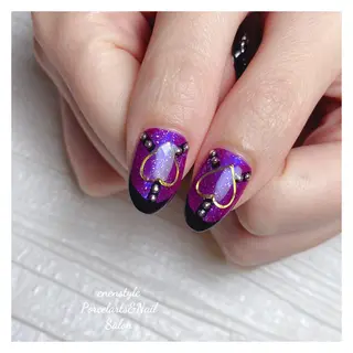 ミディアム ネイル 🐾enen style 🐾のネイルデザイン