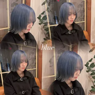 ショート カラー MEGU/layer cut/透明感カラーのヘアスタイル